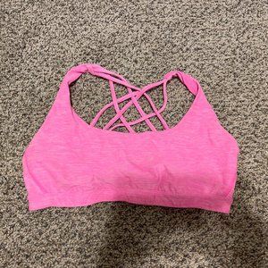 Hot Pink Sports Bra